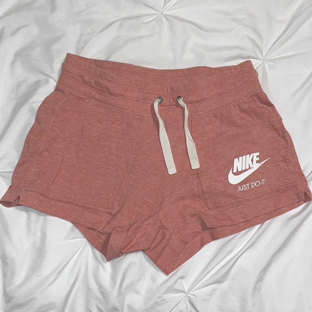 Pink Nike shorts